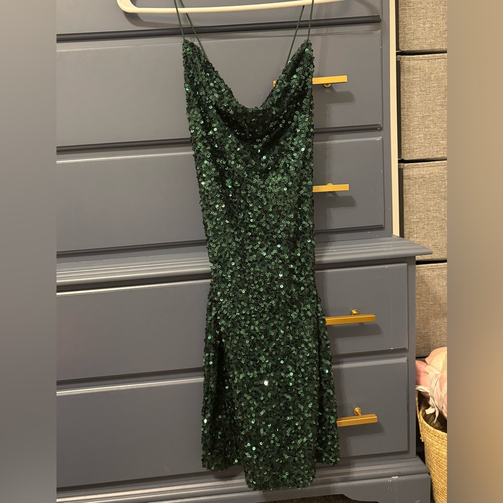 Belk Hunter Green Mini Dress